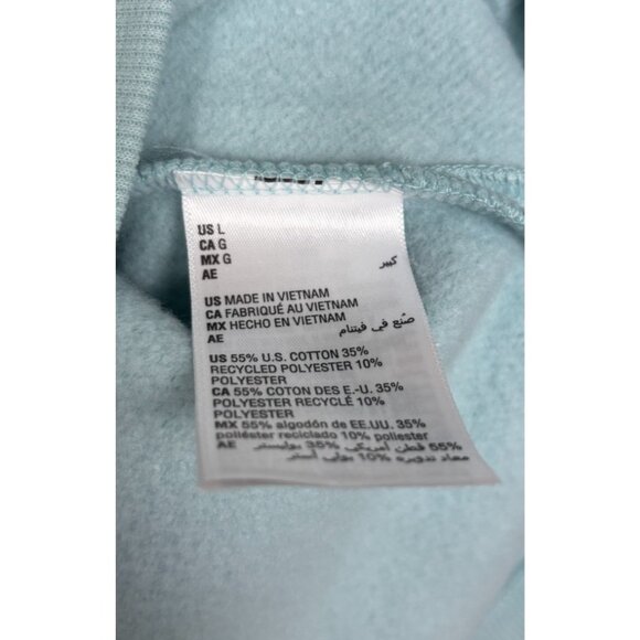 On 34th Women's Ribbed Crewneck Sweatshirt  Green  Mist Large New With Tags. - Picture 7 of 8